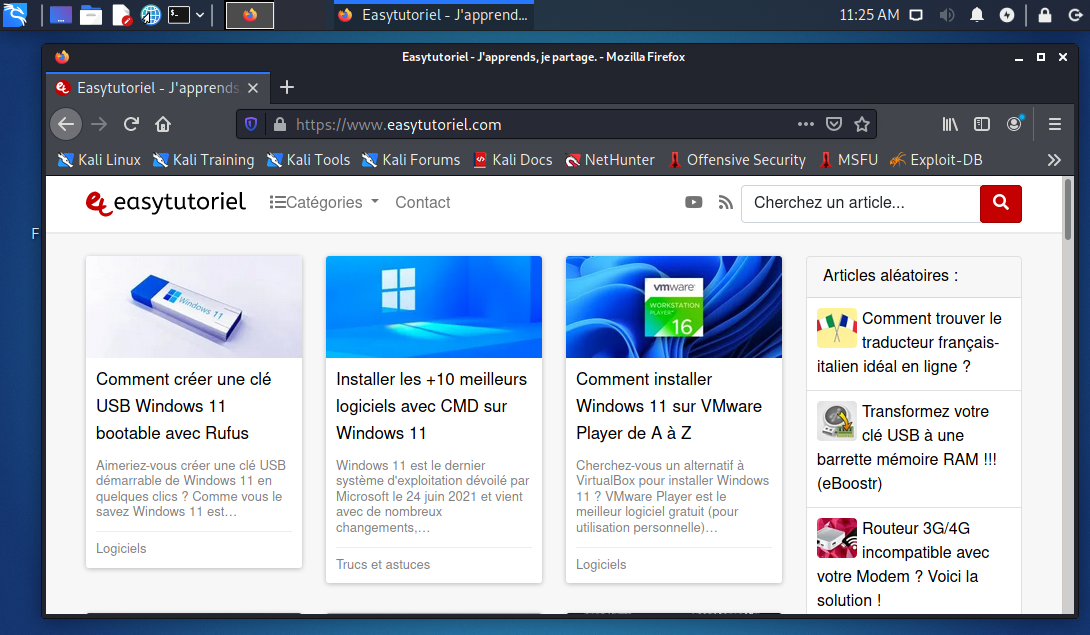 telecharger installer kali linux ova virtualbox machine virtuelle windows 11 12