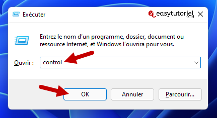 activer se connecter en tant administrateur windows 11 17 executer control