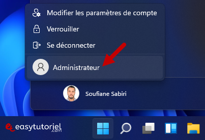 activer se connecter en tant administrateur windows 11 2 demarrer administrateur