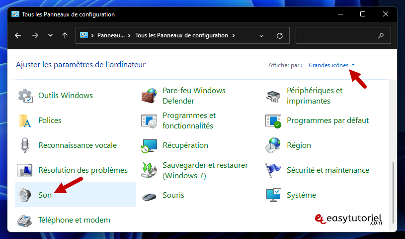 augmenter son micro windows 11 3 panneau de configuration son