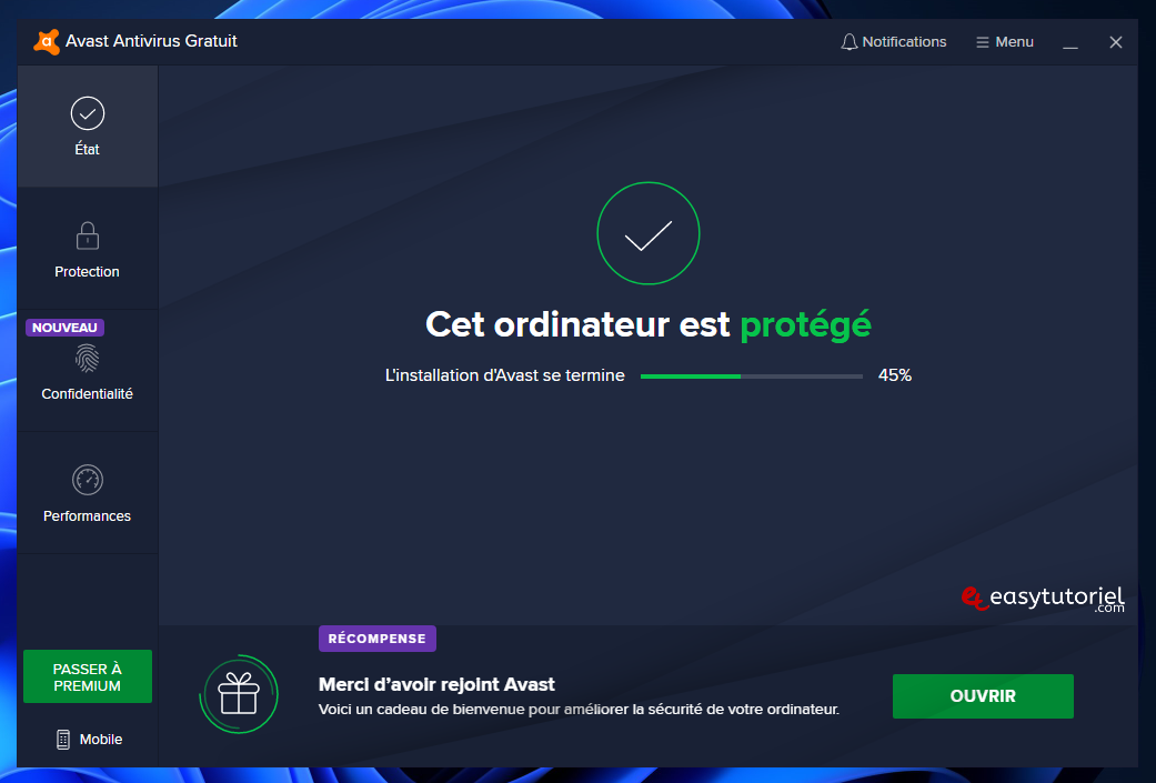 avast ne s ouvre pas solution windows 1 interface antivirus