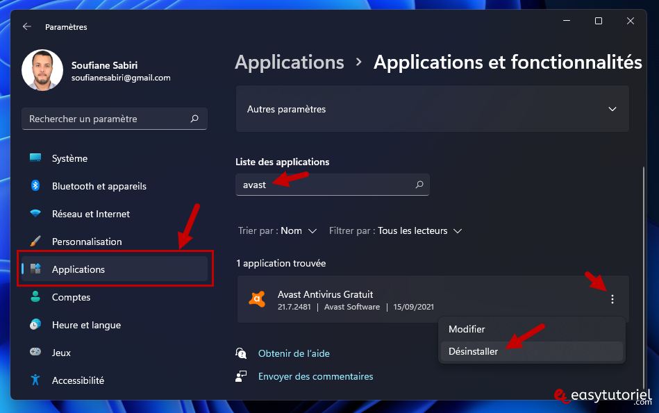 avast ne s ouvre pas solution windows 11 avast desinstaller