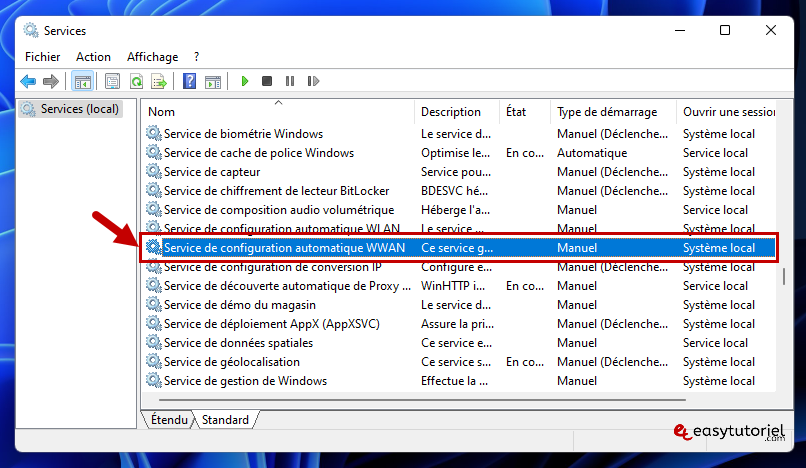 carte reseau probleme 12 service configuration automatique wwan