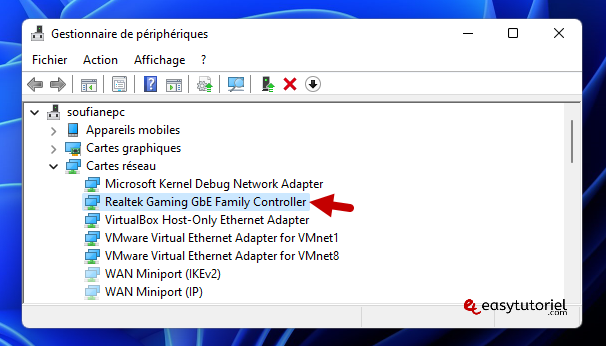 carte reseau probleme 8
