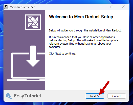 memreduct installation
