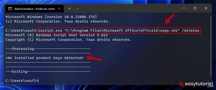probleme activation office solution 6