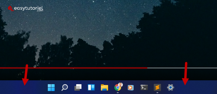 probleme plein ecran barre des taches windows 11 demonstration