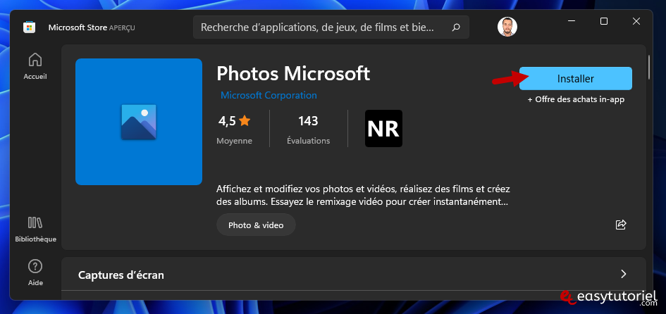 reparer application photos windows 11 5 microsoft photos microsoft store installer obtenir