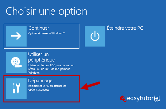 reparer ecran noir windows 13