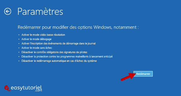 reparer ecran noir windows 16