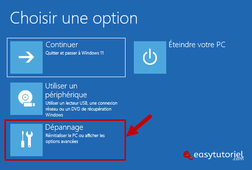reparer ecran noir windows 7