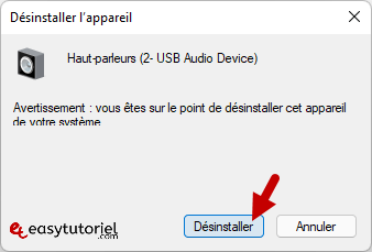 reparer probleme son windows 11 14 desinstaller