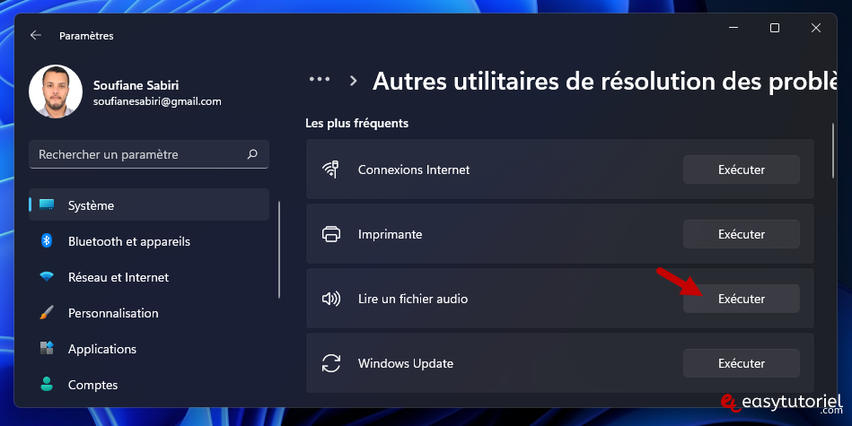 reparer probleme son windows 11 7 lire un fichier audio