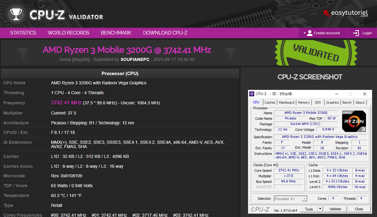 tester performance windows 11 benchmark 5 cpuz