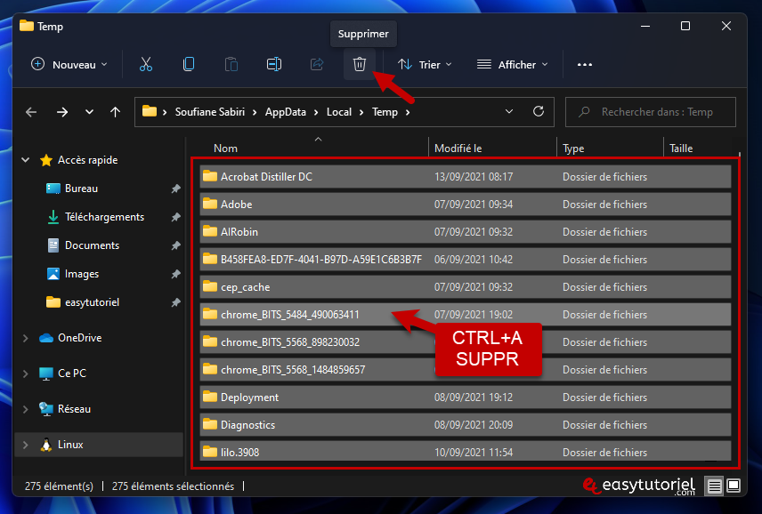 vider cache windows 11 2