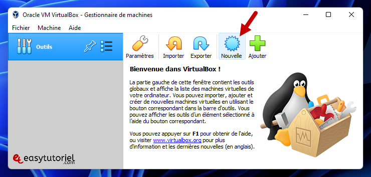 windows xp virtualbox machine virtuelle 1 nouvelle