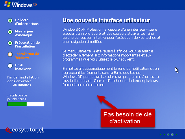 windows xp virtualbox machine virtuelle 18 cle activation