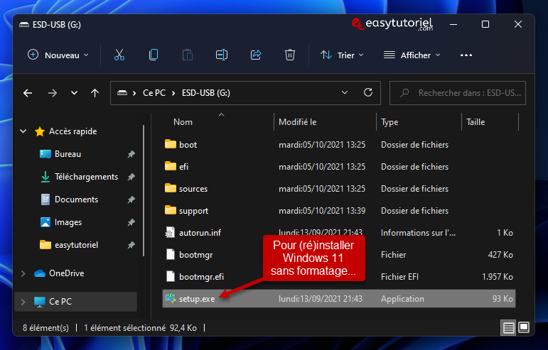 cle usb bootable windows 11 8 setup cle usb demarrable prete