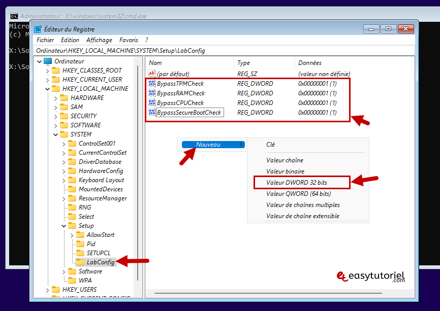 installer windows 11 sans tpm 2 22