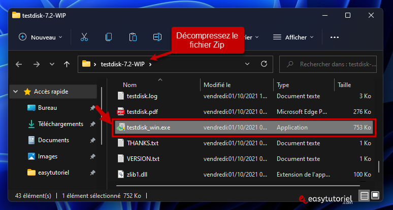 recuperer partition perdue 4 testdisk win