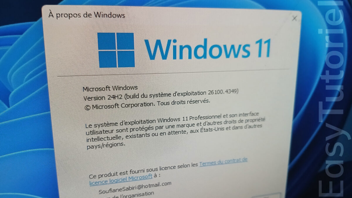 Vérifier la version de Windows installée sur votre PC