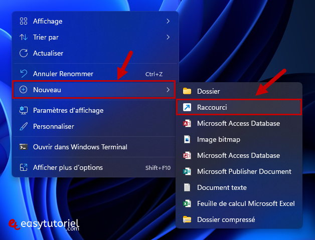 commandes executer windows 11 2 nouveau raccourci