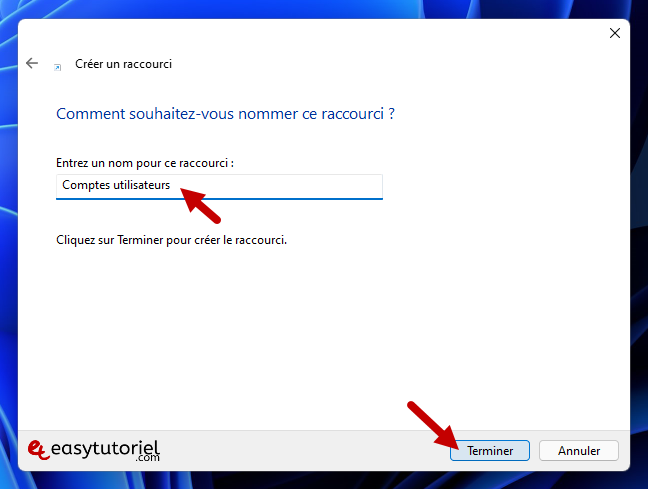 commandes executer windows 11 4 nom raccourci