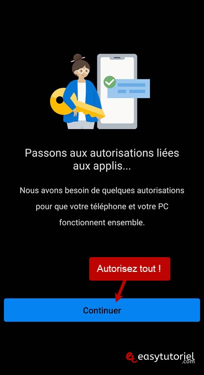 controler android pc windows 11 14 autorisations continuer