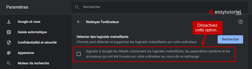 desactiver software reporter tool windows 11 5 signaler a google les details