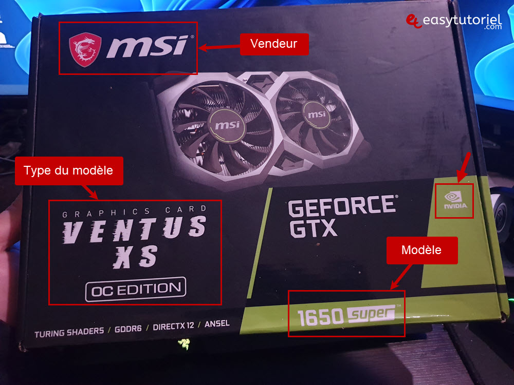 flasher bios gpu nvidia 2 boitier carte graphique geforce 1650 super