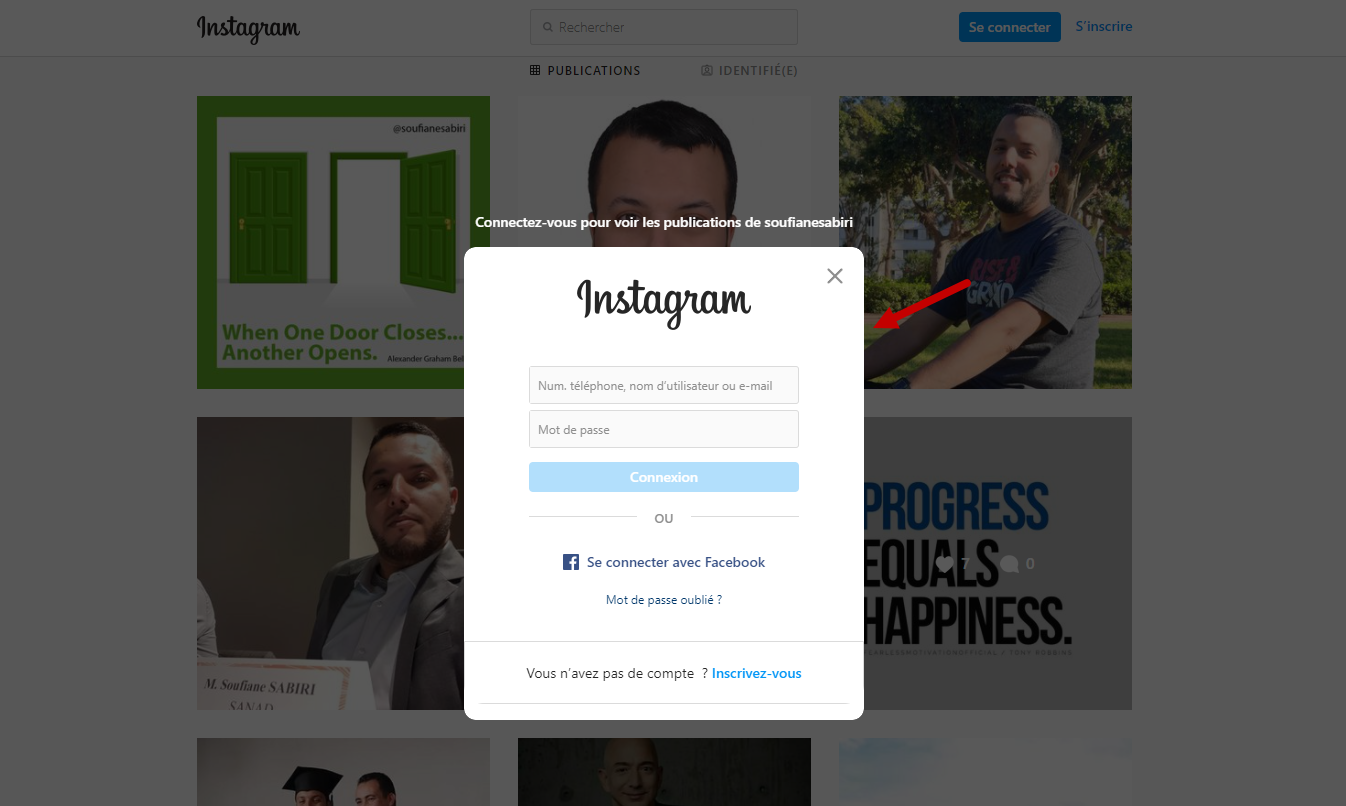 instagram sans compte 2 connectez vous