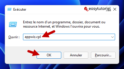 reparer erreur 0xc00007b windows logiciel solution 17 appwiz cpl