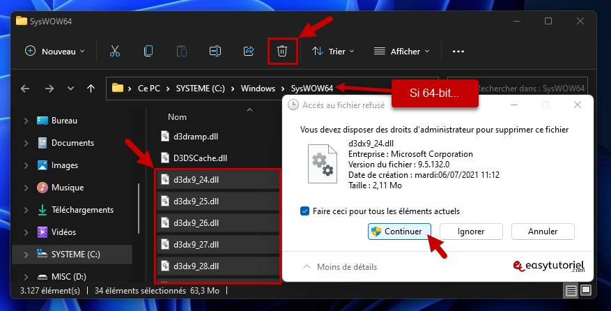 reparer erreur 0xc00007b windows logiciel solution 5 supprimer