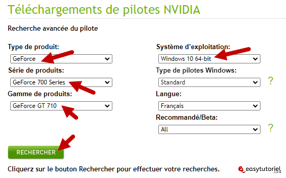 solution erreur code 43 nvidia windows 9 telechargements de pilotes NVIDIA