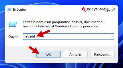 bloquer windows update 6 executer regedit