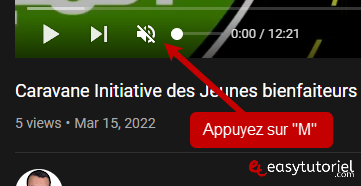 pas de son youtube 1 muet m touche