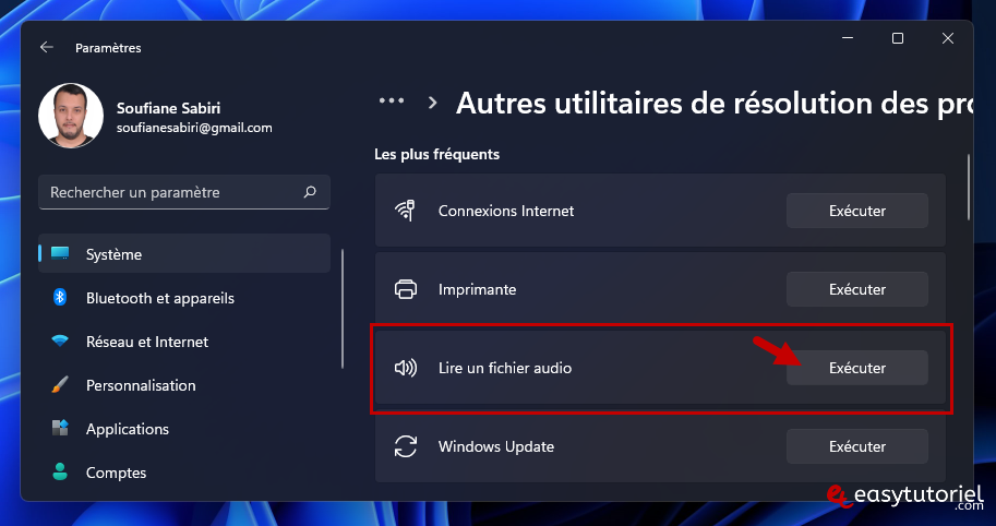 pas de son youtube 13 lire un fichier audio resolution