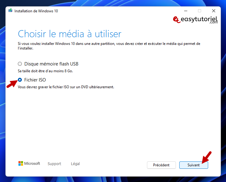 reparer windows 12 fichier iso
