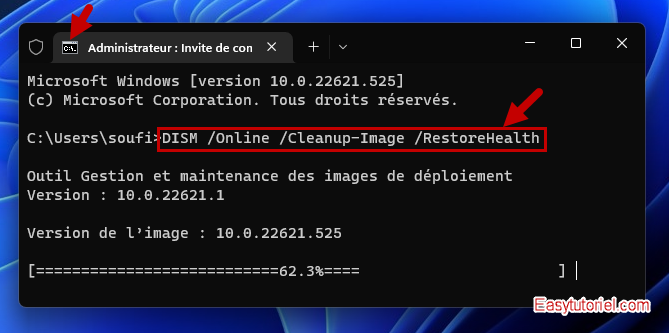 reparer registre 2 dism