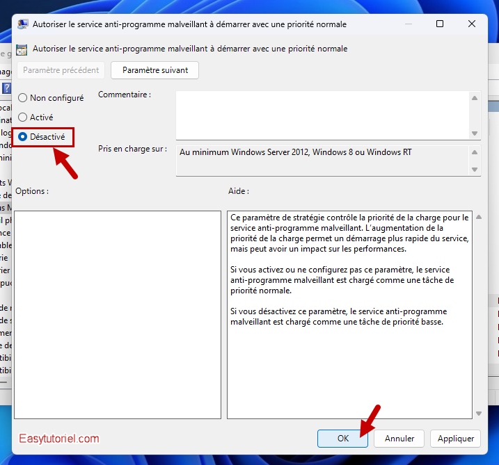 Votre administrateur IT a limite acces 9 autoriser service anti programme malveillant