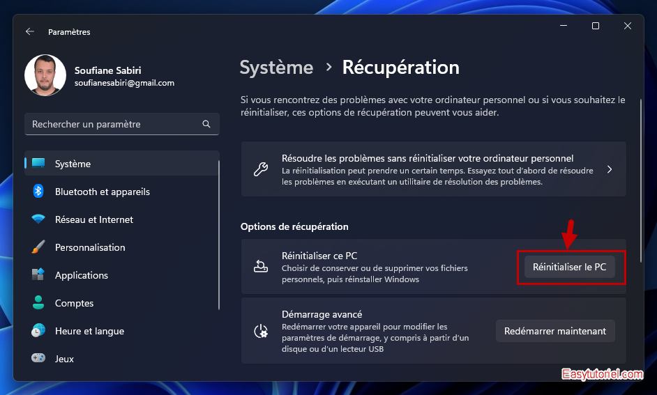 pc eteint tout seul 18 reinitialiser le pc