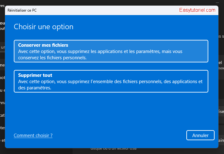 pc eteint tout seul 19 choisir une option