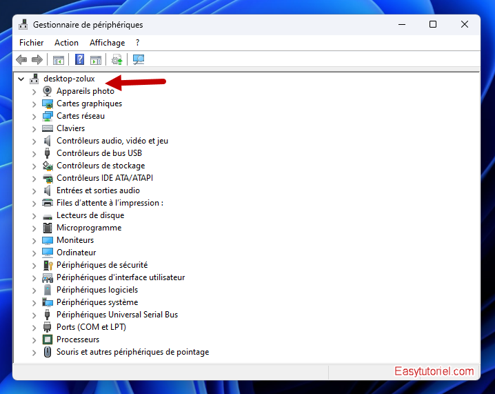 pc eteint tout seul 2 gestionnaire de peripheriques