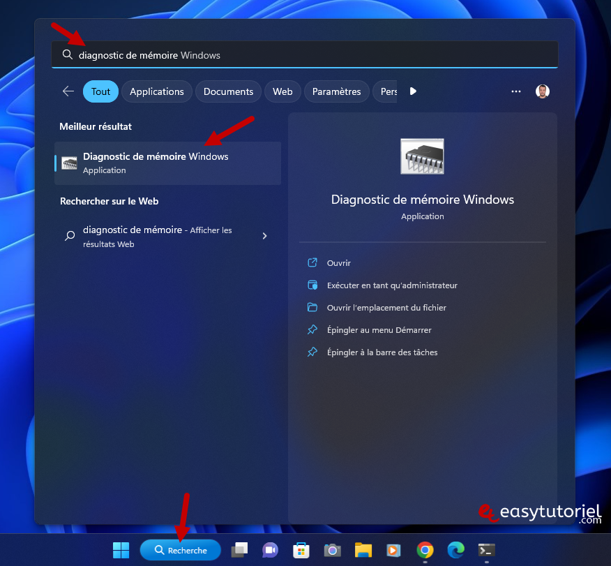 reparer erreur ecran bleu WHEA UNCORRECTABLE ERROR 4 diagnostics memoire