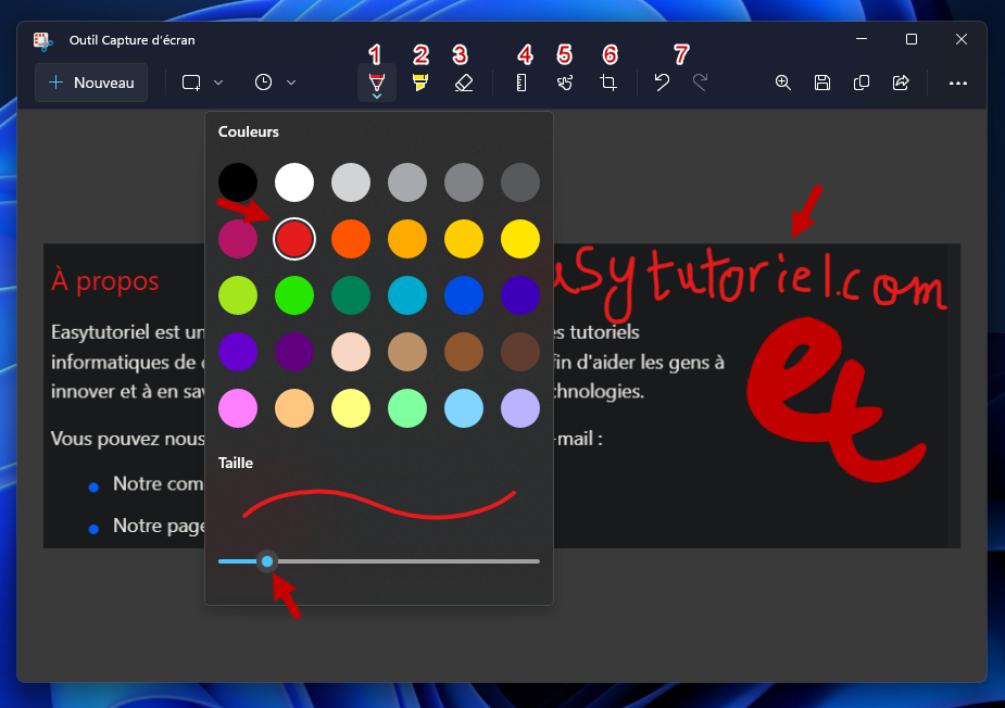 capture ecran windows 11 8 sketching