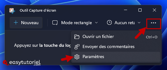 capture ecran windows 11 9 parametres