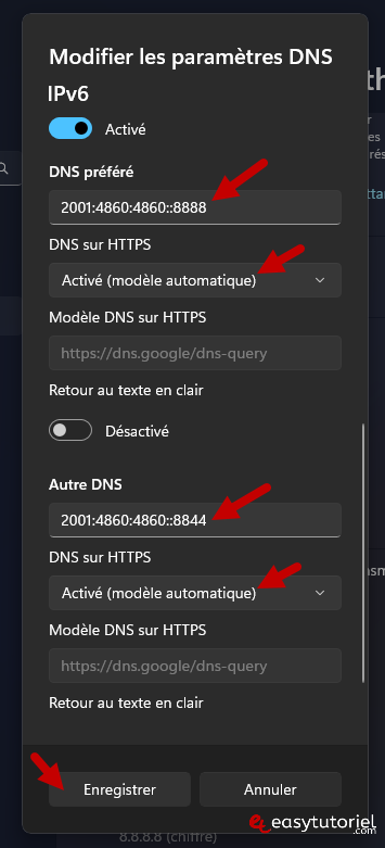 dns sur https ipv6