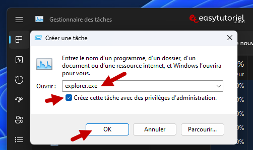 explorateur fichiers s ouvre tout seul 3 explorer exe admin