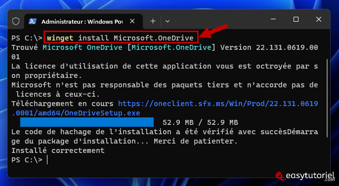 onedrive 15 winget install microsoft onedrive