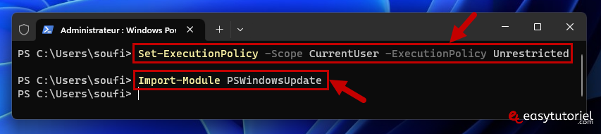 Installer une mise-à-jour Windows Update avec PowerShell - EasyTutoriel